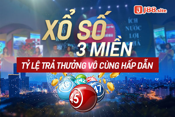 Xổ số J88 điểm thu hút không kém cạnh so với nhà cái khác